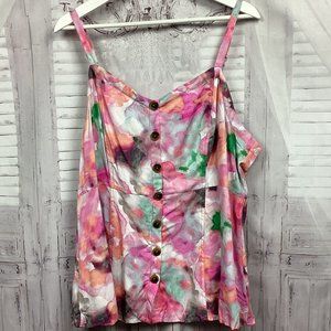 Torrid Watercolor Tank Top 1X